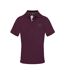 Mens Triangle Logo Polo Shirt Red Aquascutum-1