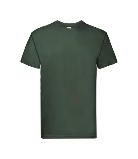 Mens Super Premium T-shirt Bottle Green Fruit Of The Loom