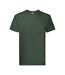 Mens Super Premium T-shirt Bottle Green Fruit Of The Loom-1