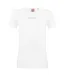 Womens/ladies Diamante Logo T-shirt White Hugo Boss-1