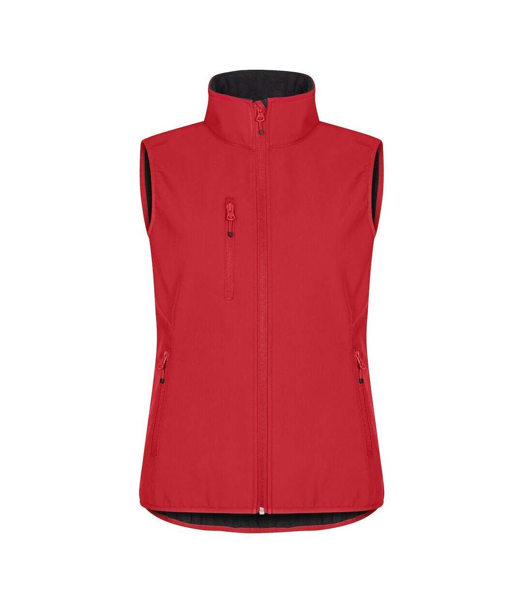 Womens/ladies classic softshell body warmer red Clique-1