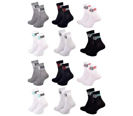 Chaussettes SERGIO TACCHINI QUARTER 12 Pcs 2620