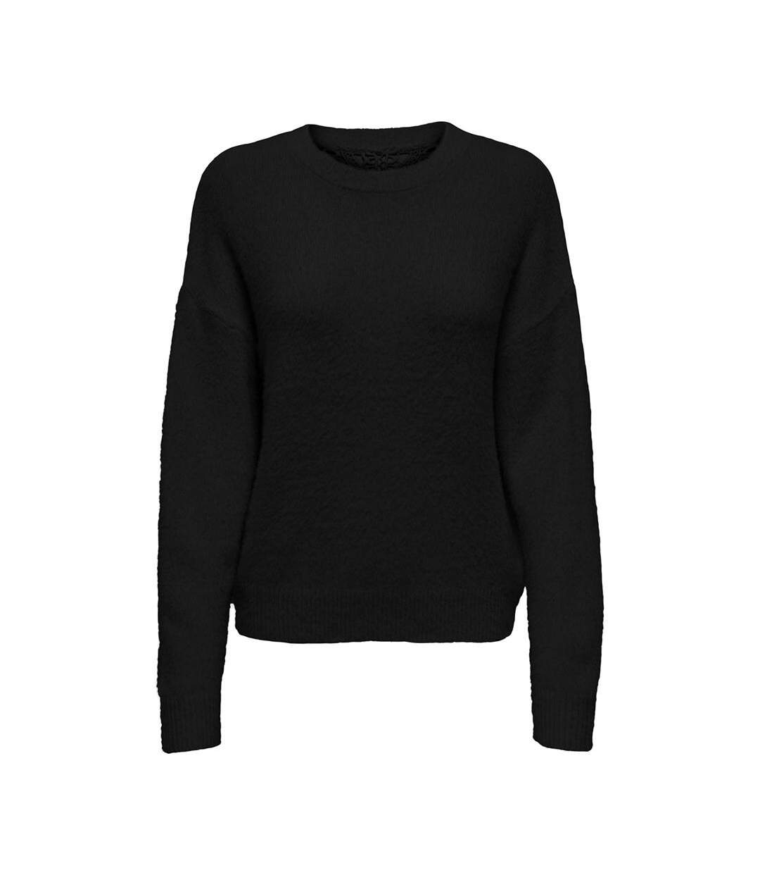 Pull Noir Femme Only Piumo - M