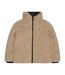 Womens/ladies Sherpa Reversible Puffer Jacket Black Reebok-1