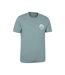 Mens Southwold Short-sleeved T-shirt Pale Green Mountain Warehouse-4