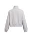Womens/ladies Icon Icon Half Zip Oversized Fleece Top Grey Under Armour-3