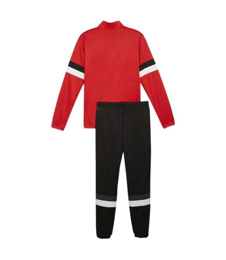 Ensemble De Survêtement Team Rise Homme Noir Rouge Puma