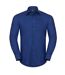 Chemise Manches Longues Homme Bleu Roi Vif Russell Collection-1