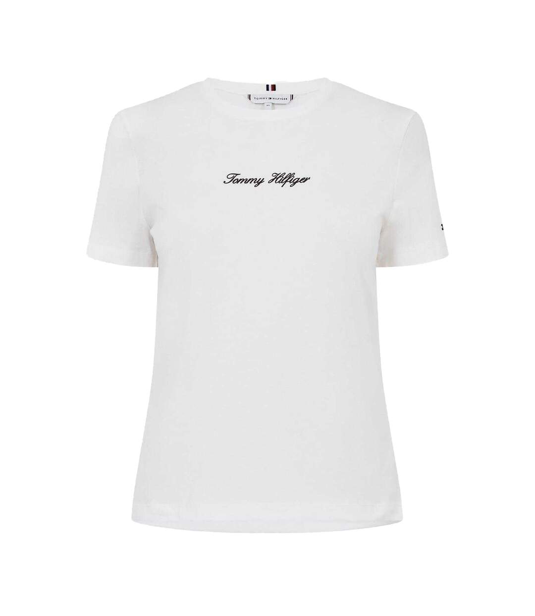 T-shirt Motif/style Texte Femme Écru Tommy Hilfiger-1