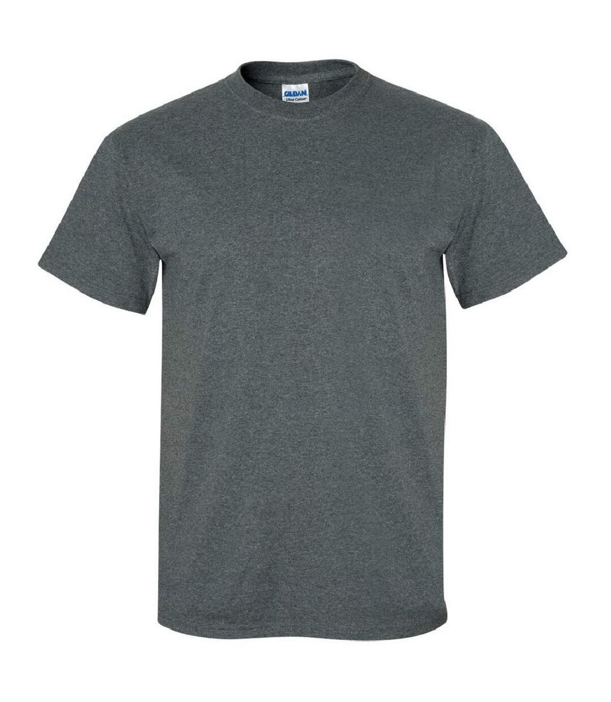 Gildan Mens Ultra Cotton Short Sleeve T-Shirt (Dark Heather)