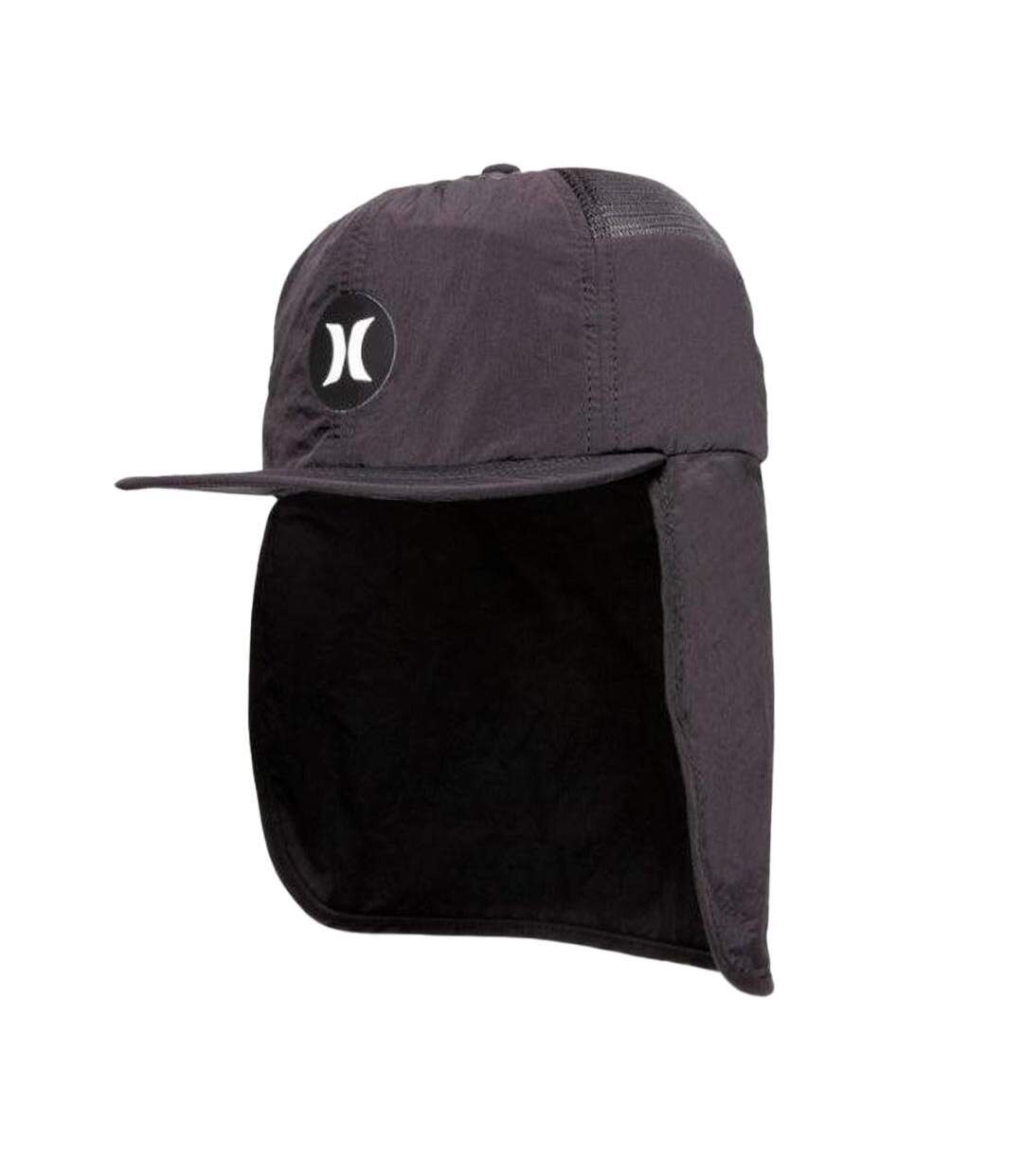 Cagoule noire homme hurley northshore-1