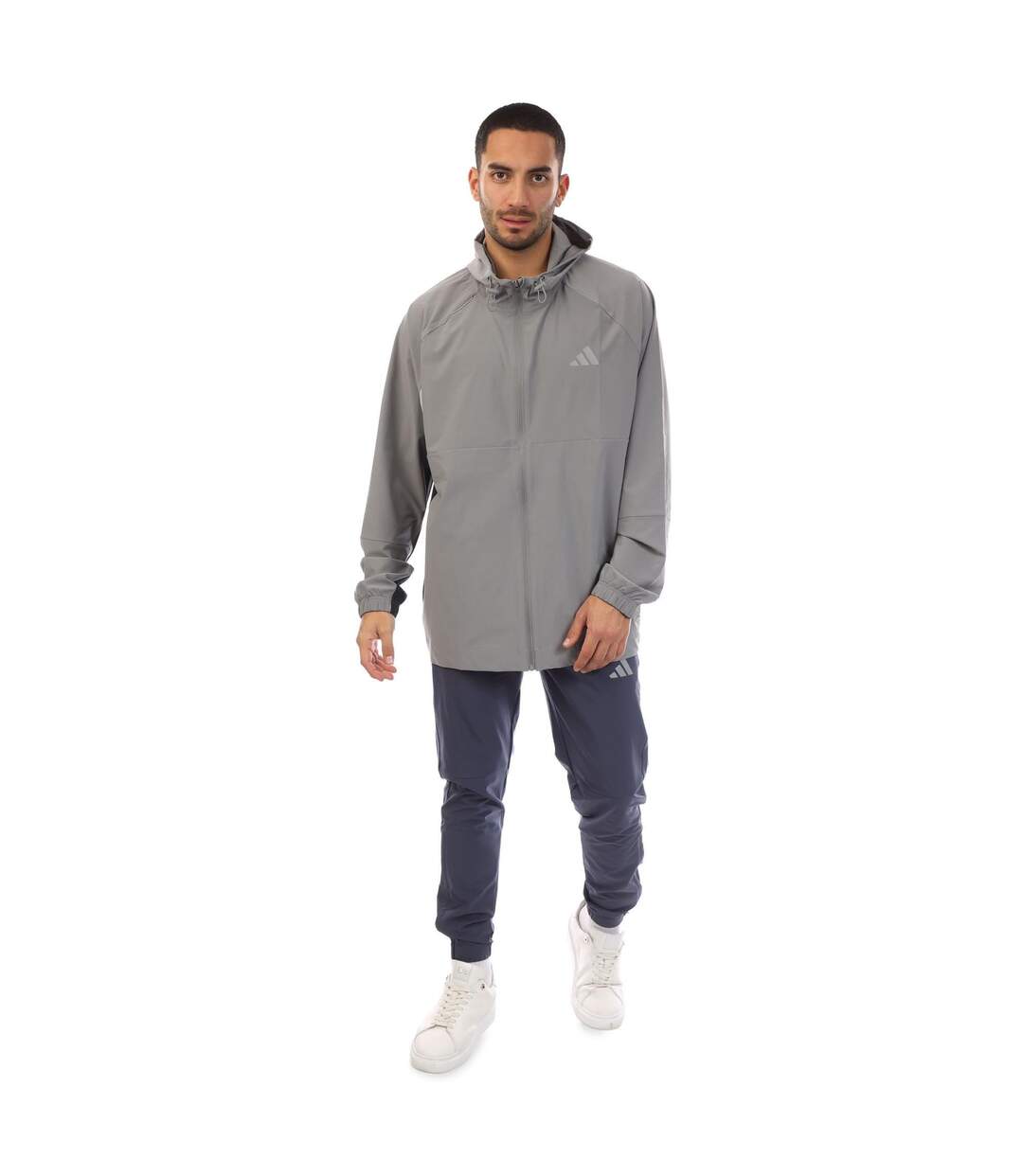 Veste De Survêtement Homme Gris Adidas-1