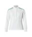 Womens/ladies Smock Food & Care Short Apron 6xl White Grass Green Mascot-1