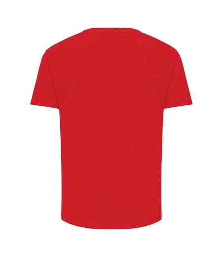 Womens/ladies Yala Recycled Cotton Lightweight T-shirt Red Iqoniq