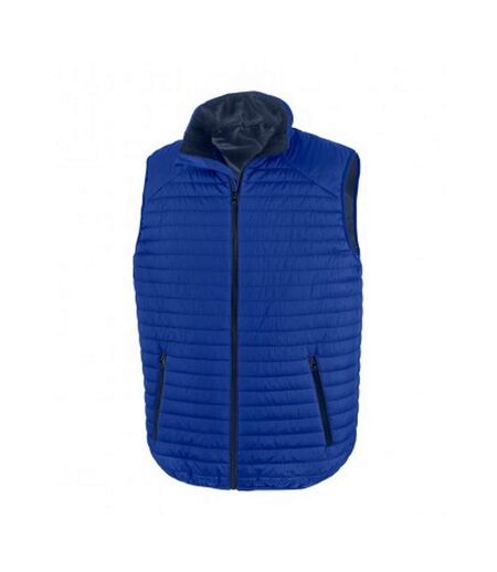 Adults unisex thermoquilt gilet royal blue/navy Result