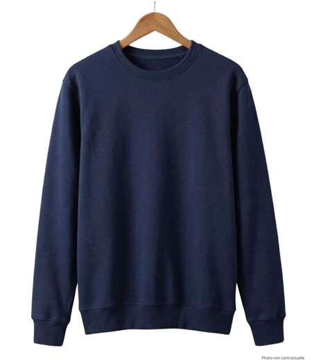 CHALLENGER E213 — Sweat col rond bleu marine : confort durable au quotidien