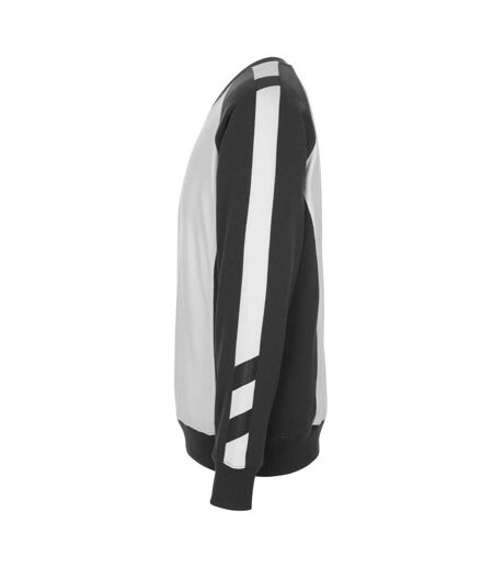 Blanc Anthracite Foncé Mascot