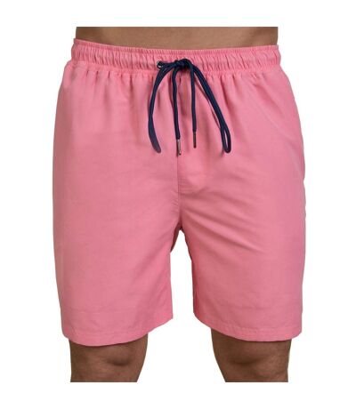 Short de bain homme rose vif Raging Bull