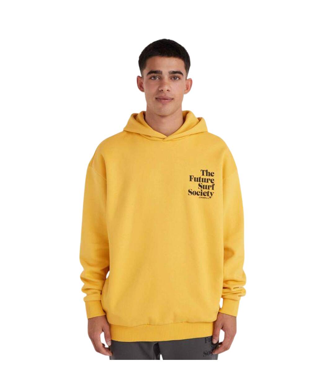 Sweat À Capuche Motif/style Impression Encre The Future Surf Society Homme Jaune O´Neill-4