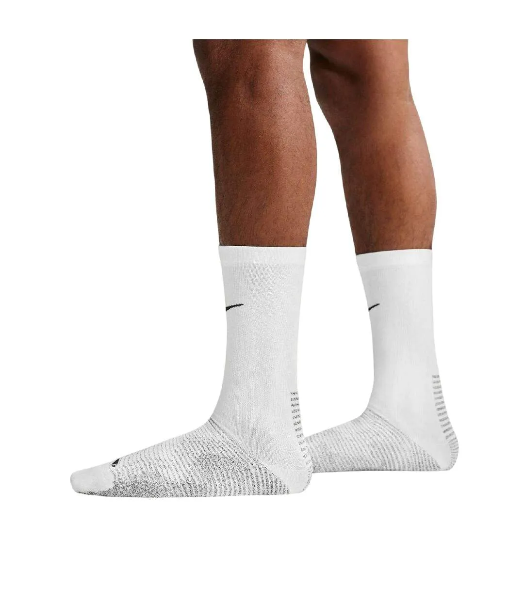 Unisex Adult Vapor Strike Football Socks White Black Nike-3