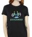 Disney Womens/Ladies Lilo & Stitch Stitchmas Glasses Cotton Boyfriend T-Shirt (Noir) - UTBI30656-3