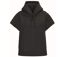 Sweat oversise à capuche - Femme - PAT446 - noir-1