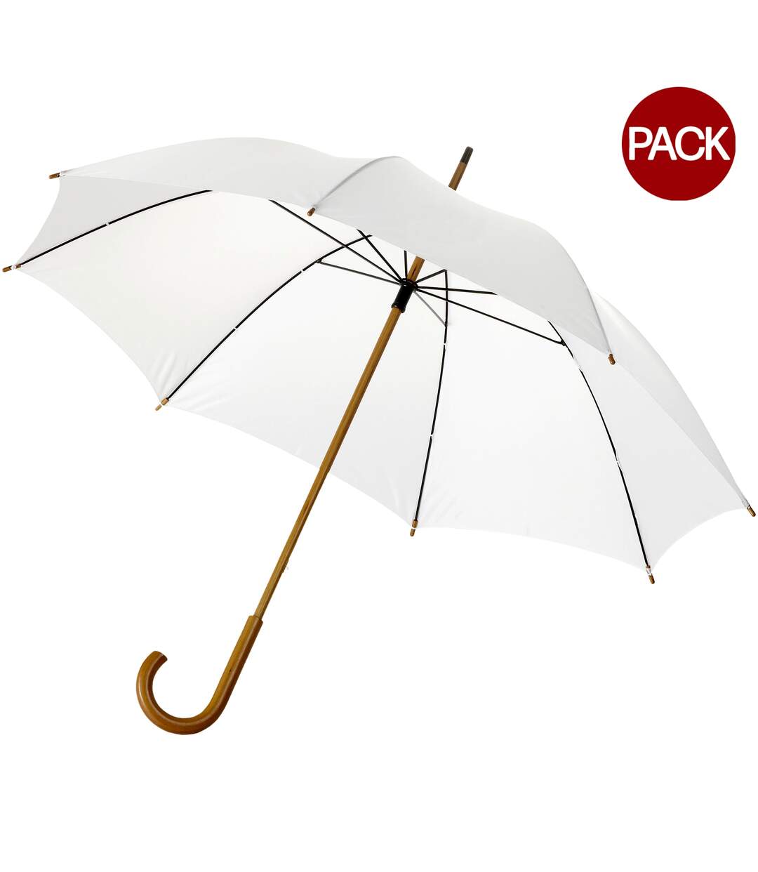 Parapluie jova 88 cm x 103 cm blanc Bullet-1