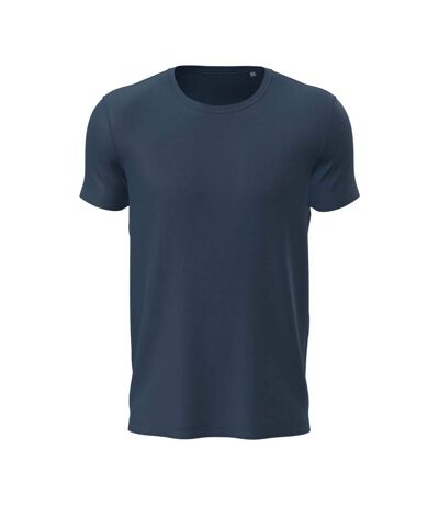 Mens active sports tee navy Stedman
