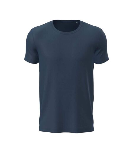 Mens active sports tee navy Stedman