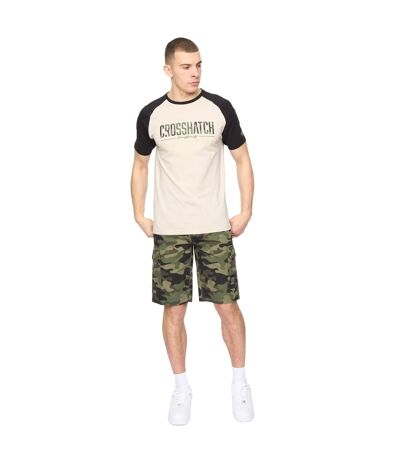 Short Camtort Homme Vert Camouflage Crosshatch