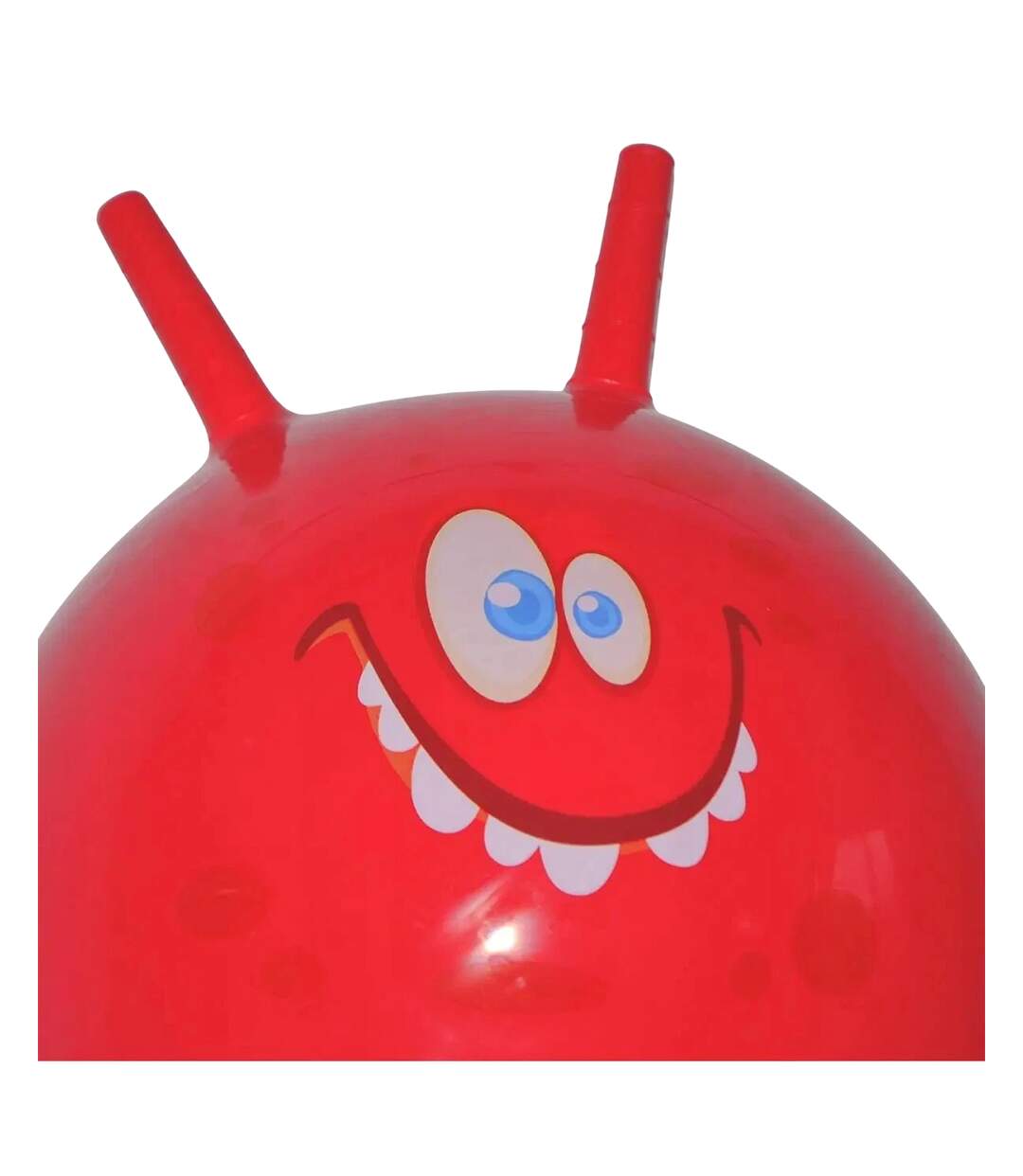 Ballon Sauteur Motif/style Visage Heureux Taille Unique Rouge Eddy Toys-2