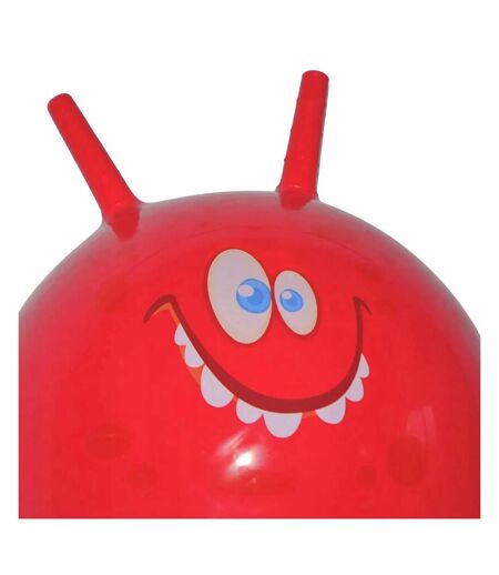 Ballon Sauteur Motif/style Visage Heureux Taille Unique Rouge Eddy Toys