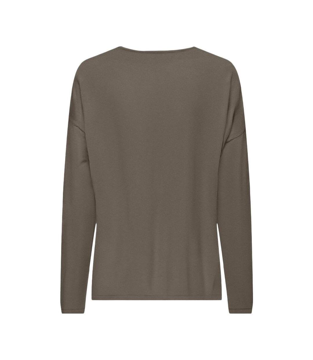 Pull marron femme only chianti - l-2