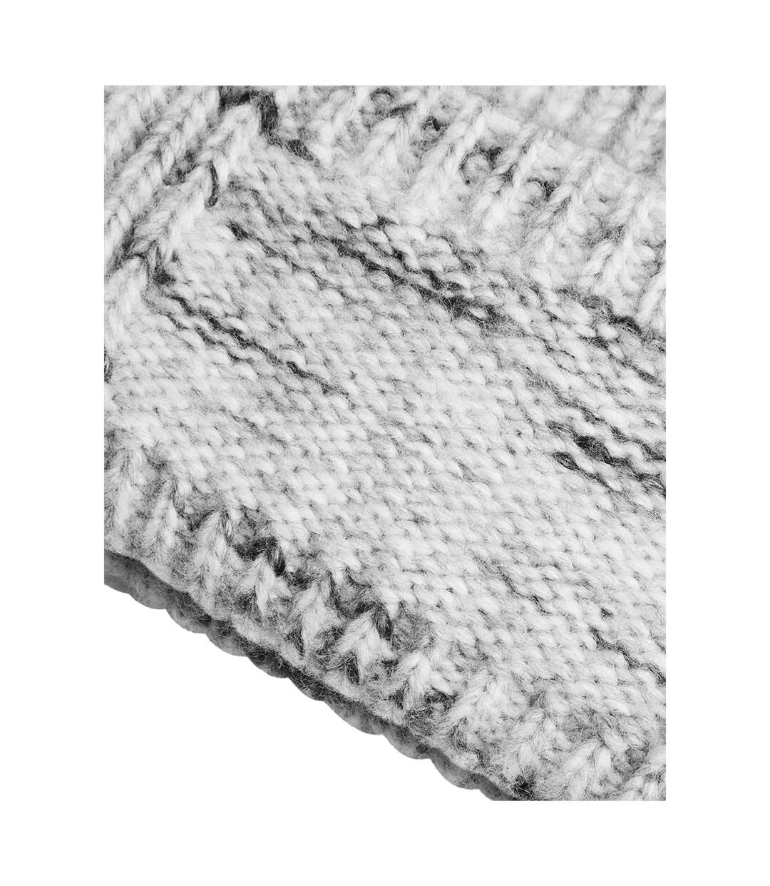 Unisex Adult Chunky Knitted Beanie Cloudy Haze Beechfield-4