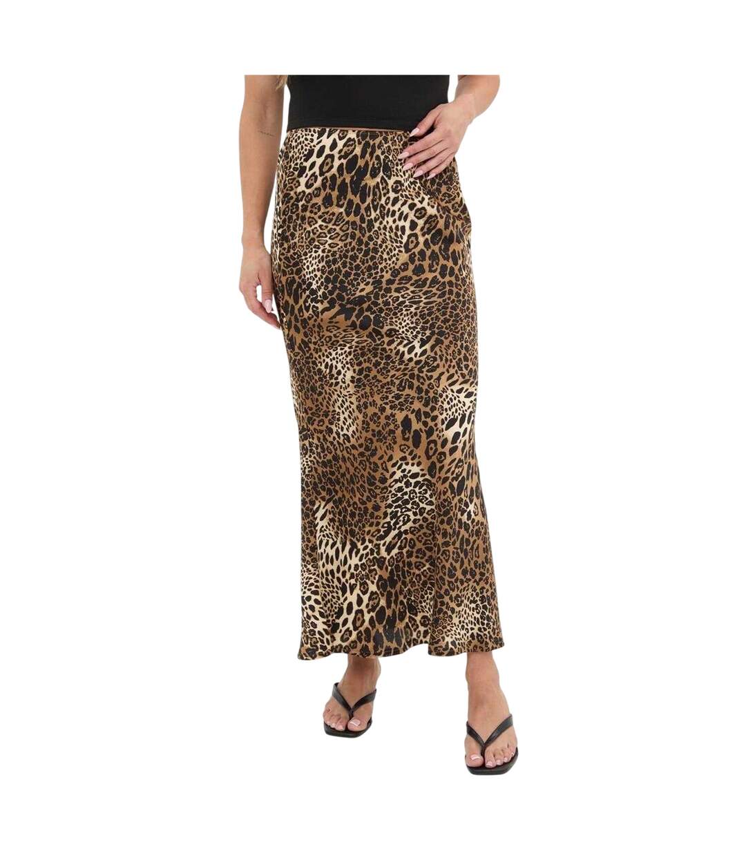 Jupe Longue Motif/style Imprimé Léopard Femme Marron I Saw It First-2
