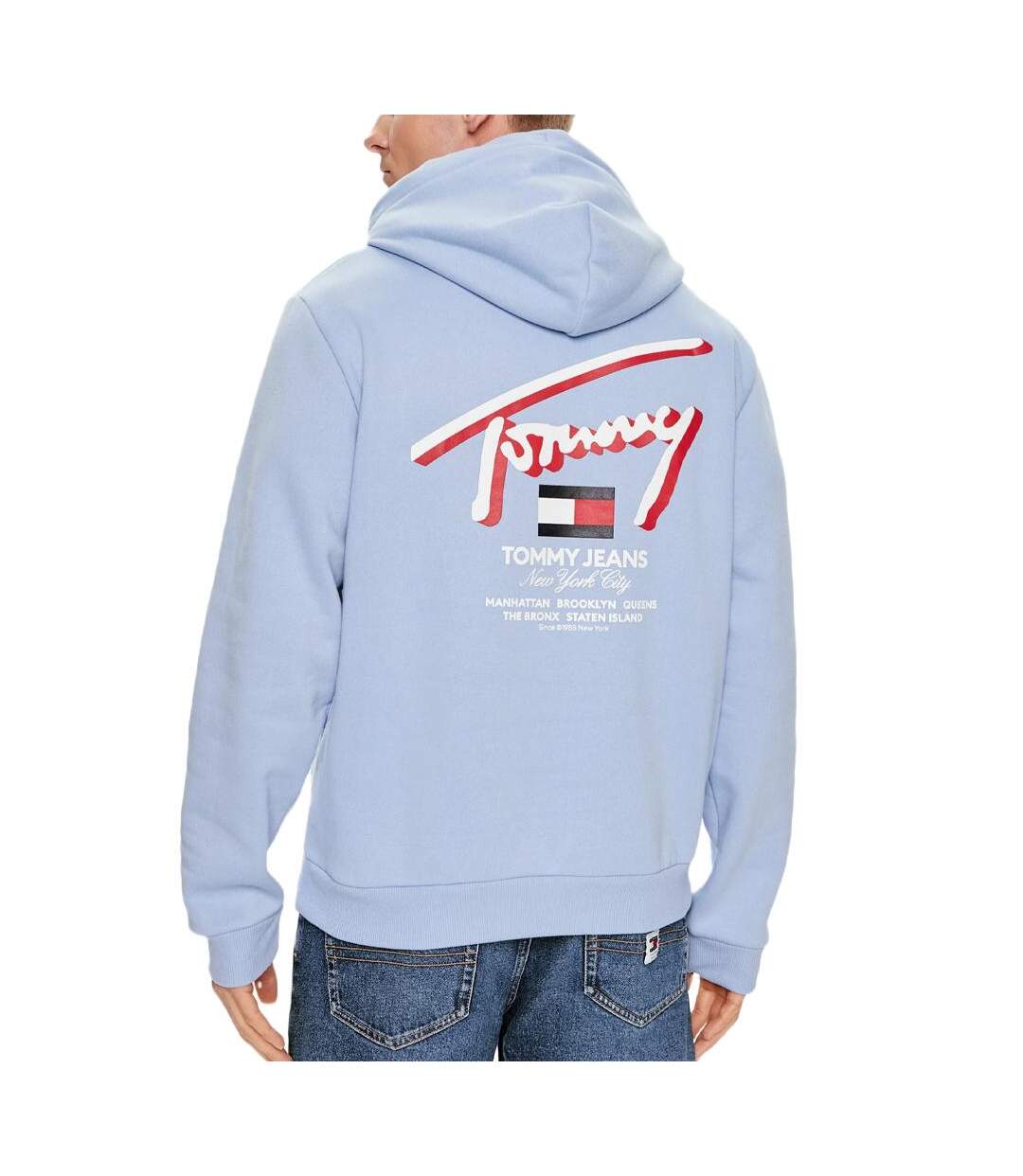 Sweat à Capuche Bleu Homme Tommy Hilfiger Reg Street - L-2