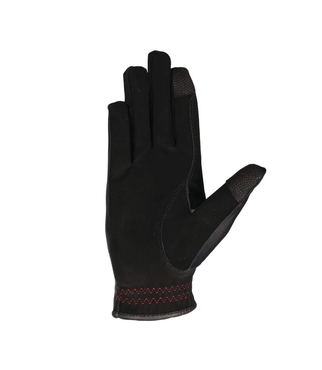Unisex Adult Logo Riding Gloves Black HYCONIC-2