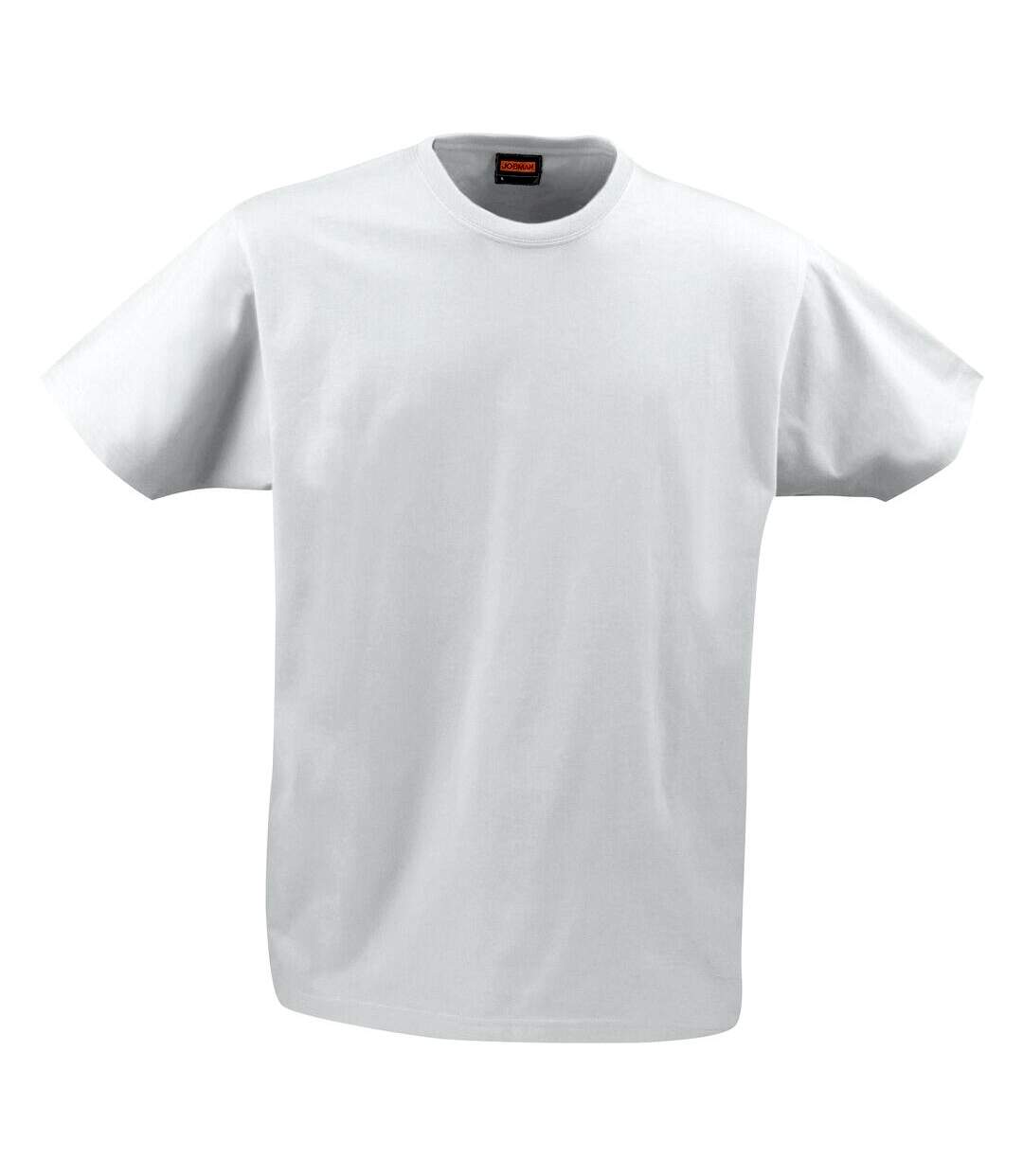 Mens jersey t-shirt white Jobman