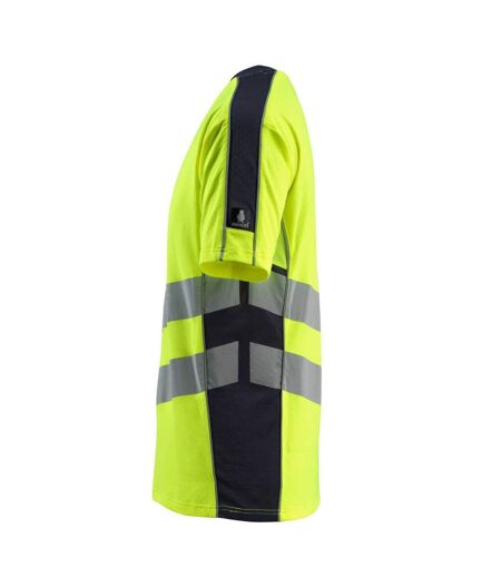 T-shirt Safe Supreme Sandwell Homme Jaune Fluo Bleu Marine Foncé Mascot