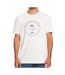 T-shirt Blanc Homme Quiksilver Circle Trim - L