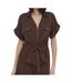 Blouse marron femme jdy mille-1
