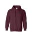 Gildan - Sweatshirt à capuche - Unisexe (Bordeaux foncé) - UTBC468