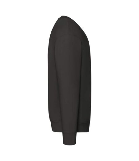 Mens Premium Set-in Sweatshirt Charcoal Fruit Of The Loom