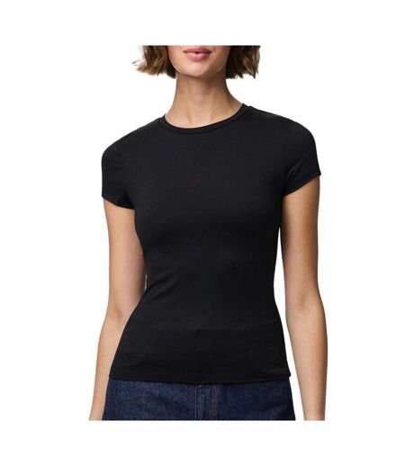 T-Shirt noir femme pieces fylla