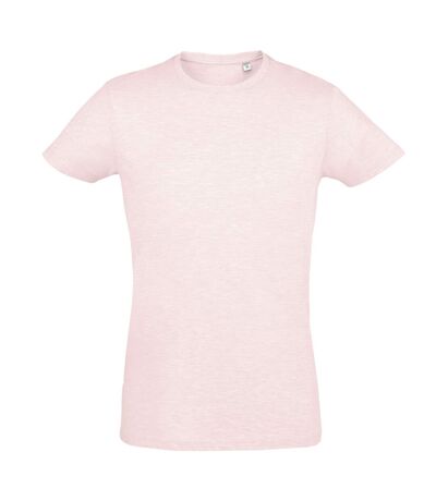 SOLS Mens Regent Slim Fit Short Sleeve T-Shirt (Heather Pink) - UTPC506