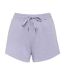 Womens/ladies french terry shorts washed parma Native Spirit