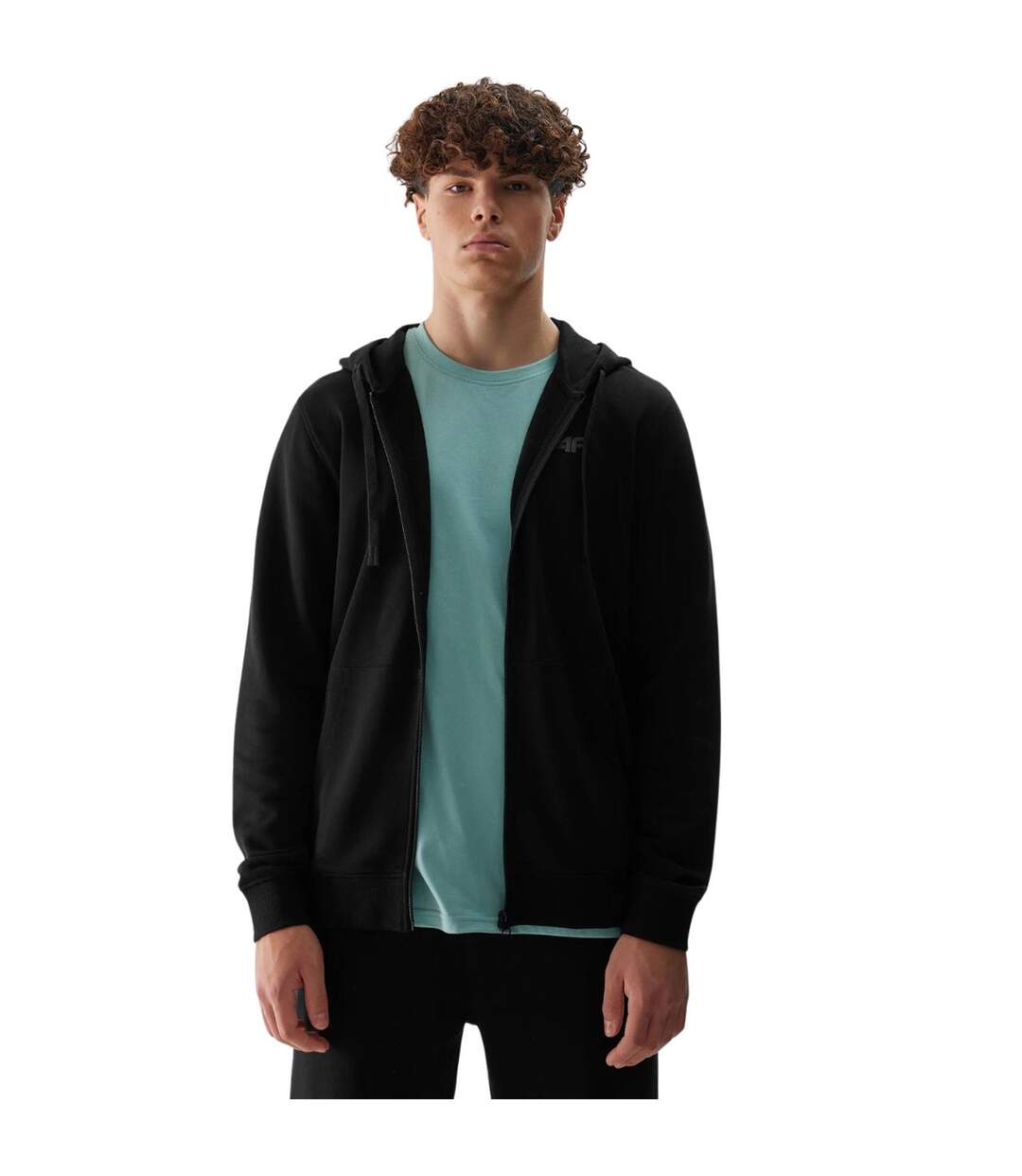 Veste À Capuche Wss24tswsm0951 Homme Noir 4F-4