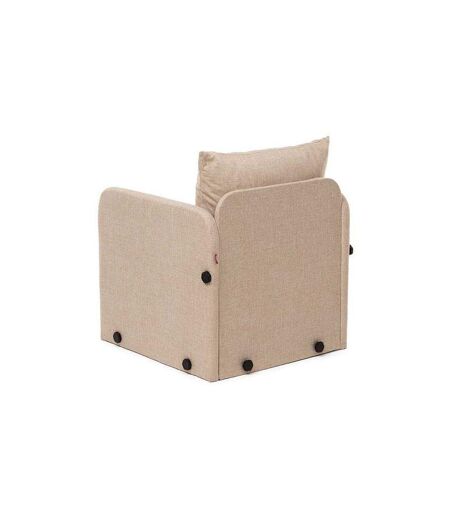 Fauteuil convertible en tissu Saga