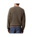 Sweat vert homme calvin klein jeans waffle badgeses-2