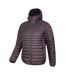 Veste À Capuche Hybrid Extreme Homme Marron Foncé Mountain Warehouse-4